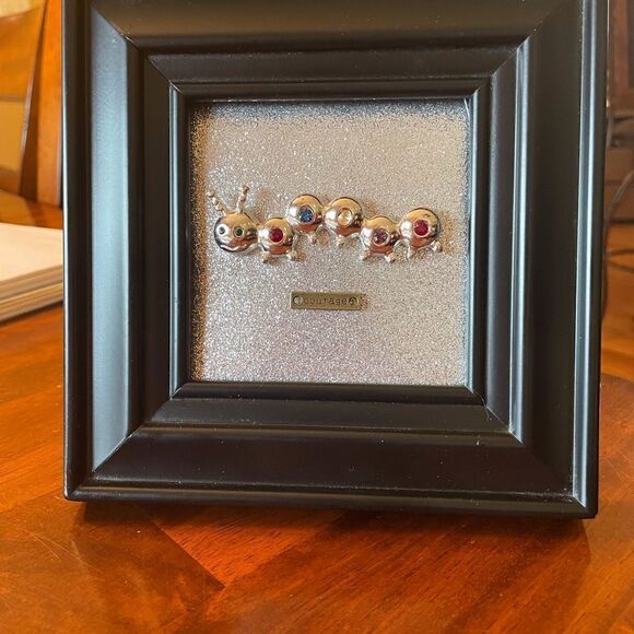 Framed Silver Caterpillar - Picture 3 of 3